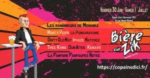Festival Bière sur Zik 30 juin et 1er juillet 2023